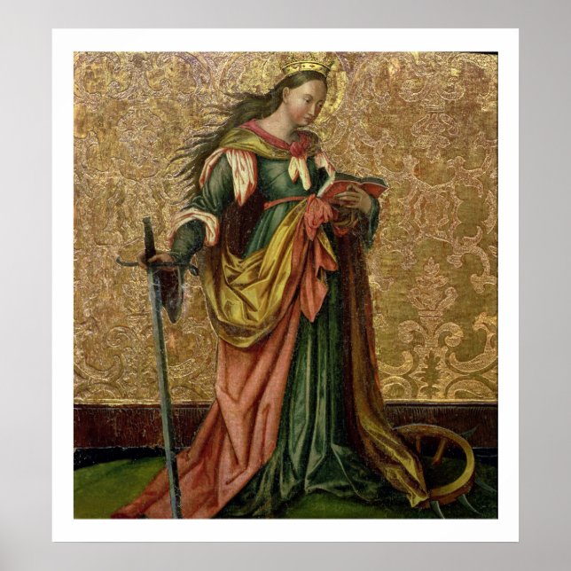Poster Église Sainte-Catherine d'Alexandrie (oil on panel (Devant)