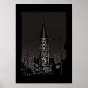 Poster Église Sainte-Marie n° 1 avec frontière