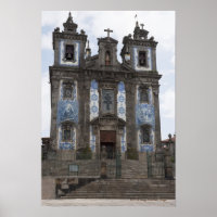 Église Santo Ildenfonso Avec Panneaux Carrelés