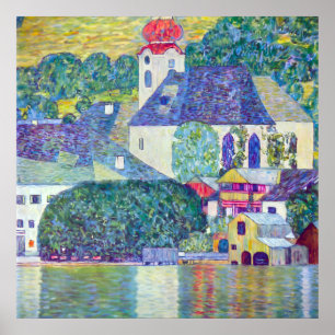 Poster Église St. Wolfgang par Gustav Klimt, Art Victorie