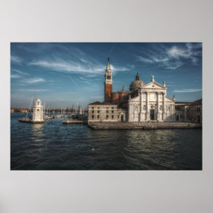 Poster Église Venise Italie de San Giorgio Maggiore