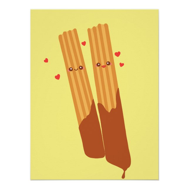 Poster Eglises espagnoles romantiques Sugary au chocolat (Devant)