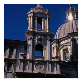 Poster Eglises Rome Italie