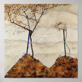 Poster Egon Schiele Automne Soleil Automne Arbre Nature A