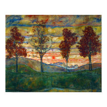 Egon Schiele Parc naturel de l'arbre d'arbres auto