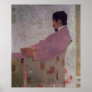 Poster Egon Schiele Portrait du peintre Anton Peschka