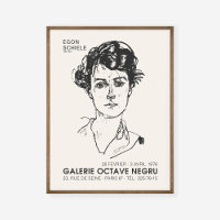 Egon Schiele Portrait d'une exposition d'art pour