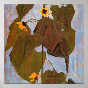 Poster Egon Schiele - Tournesol
