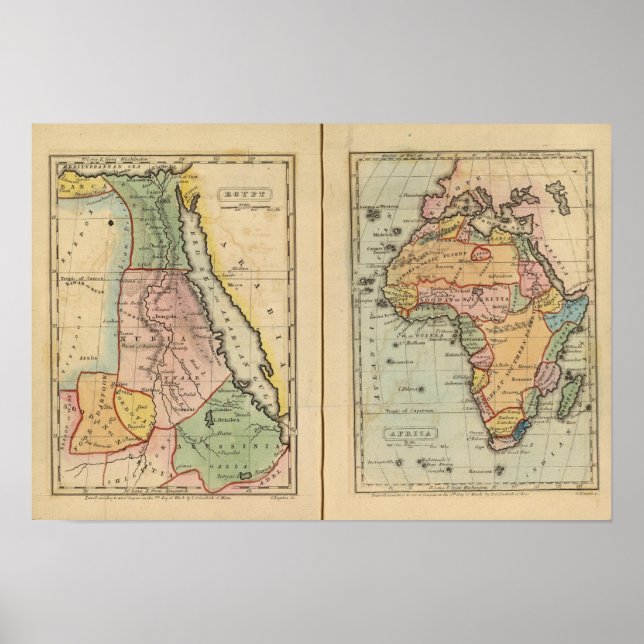 Poster Égypte, Afrique (Devant)