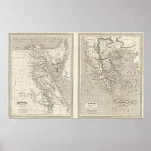 Poster Egypte ancienne, Grèce ancienne