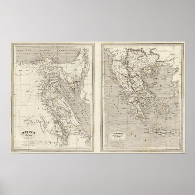 Poster Egypte ancienne, Grèce ancienne (Devant)