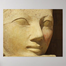 Poster Egypte ancienne Hatshepsut statue temple voyage