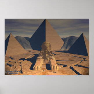 Poster Egypte ancienne - Le Sphinx