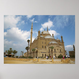 Poster Égypte, Le Caire, Citadelle, Mosquée Muhammad Ali
