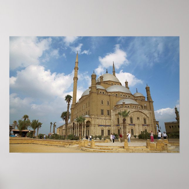 Poster Égypte, Le Caire, Citadelle, Mosquée Muhammad Ali  (Devant)