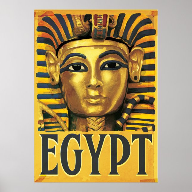 Poster Égypte - Toutankhamon (Devant)