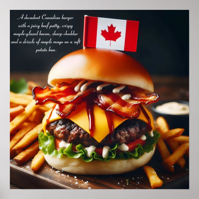 Poster Eh Équipe Mange : Maple Bacon Magic (Devant)