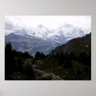 Poster Eiger, Mönch et Jungfrau -