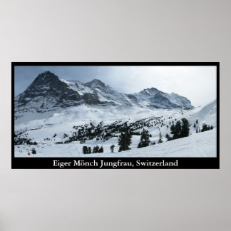 Poster Eiger Mönch Jungfrau, Suisse
