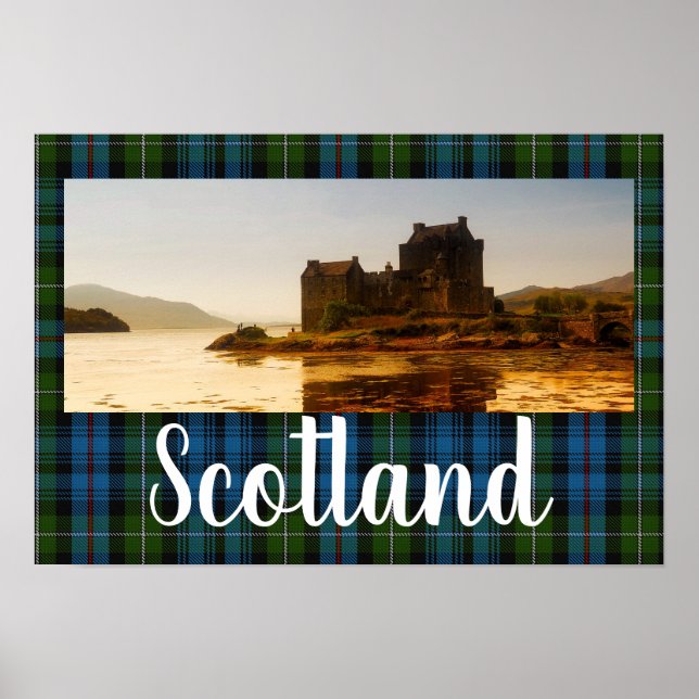 Poster Eilean Donan Castle Scotland (Devant)