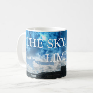 Poster eines Londoner Sky Kaffeetasse