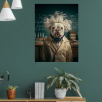 Einstein Pup in Lab Coat