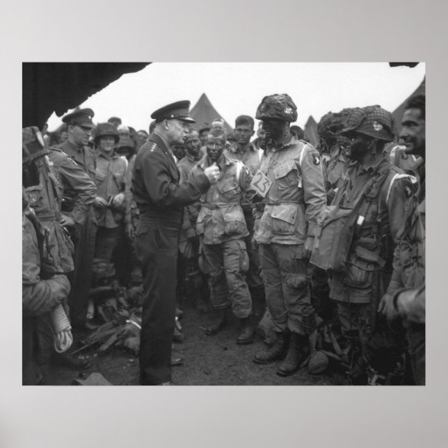 Poster Eisenhower et l'Airborne (Devant)