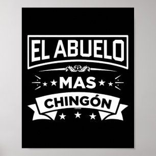 Poster El Abuelo Mas Chingon Fête des pères espagnole Dia
