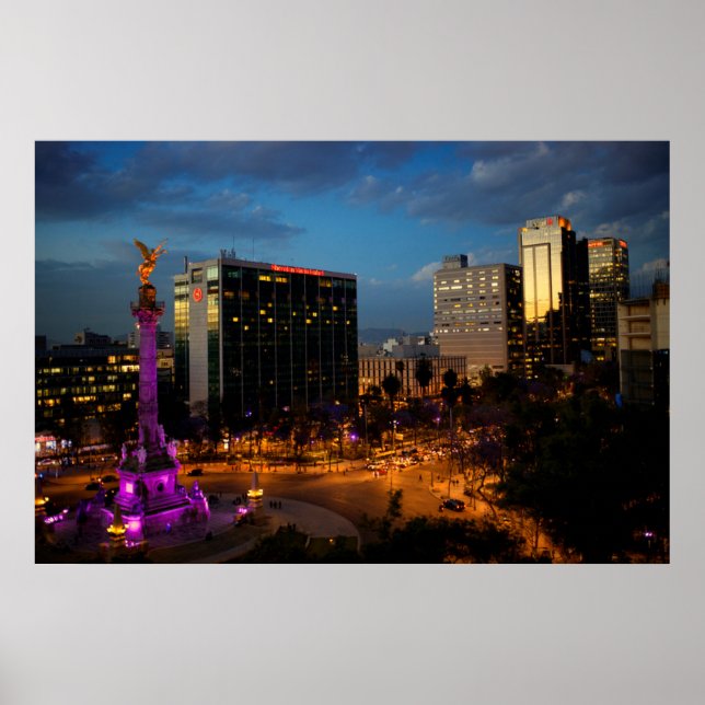 Poster El Angel De Independencia, site mexicain (Devant)
