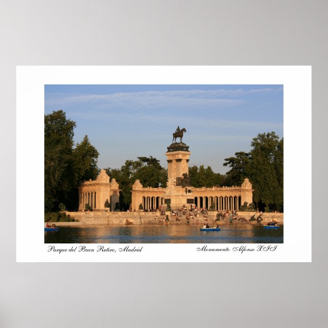 Poster El Buen Retiro, Madrid (Devant)