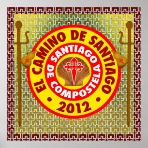 Poster El Camino de Santiago de Compostela