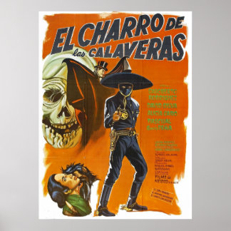 Poster El Charro De Las Calaveras