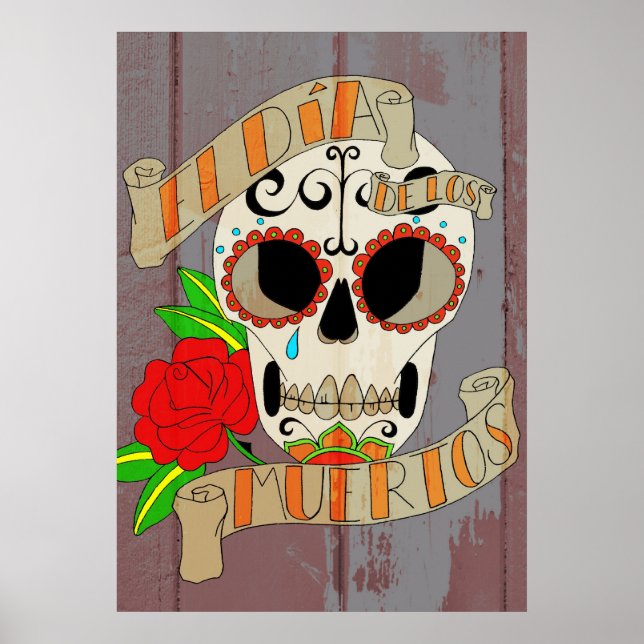 Poster El Dia de los Muertos (Devant)