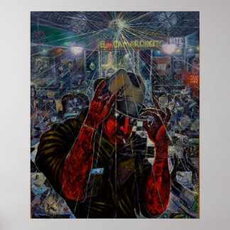 Poster-''El Diablito''c'07 von Adan Hernandez Poster