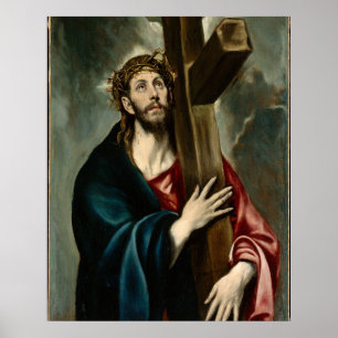 Poster El Greco - Christ Portant La Croix