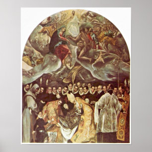Poster El Greco - Enterrement du comte d'Orgaz