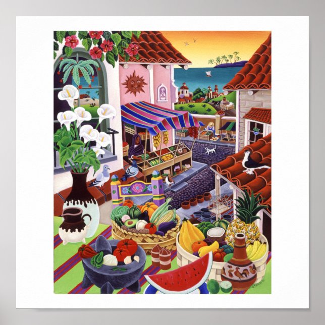 Poster El Mercado (Devant)