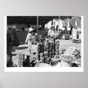 Poster EL Mercado, San Cristobal de Las Casas