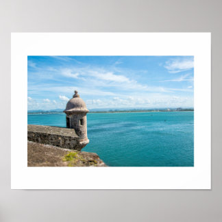 Poster El Morro Vieux San Juan Bay Photographie Imprimer/
