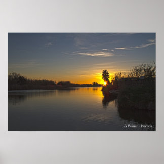 Poster El Palmar Valencia España Albufera