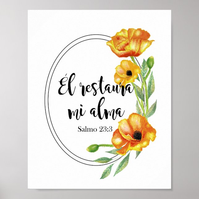 Poster El restaura mi alma Póster (Devant)