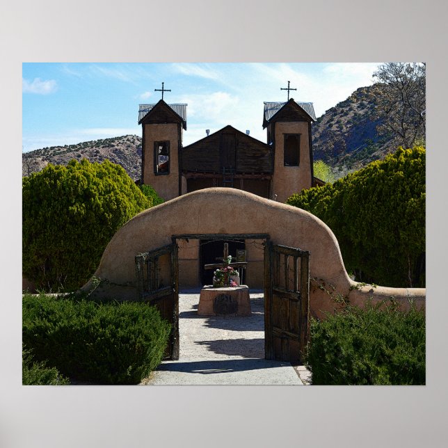 Poster El Santuario de Chimayó, Nouveau-Mexique (Devant)