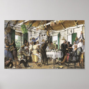 Poster EL Velorio de Francisco Oller