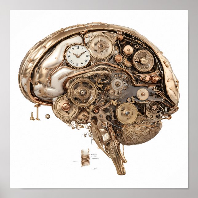 Poster Elaborate Victorian Style: Steampunk Clockwork (Devant)