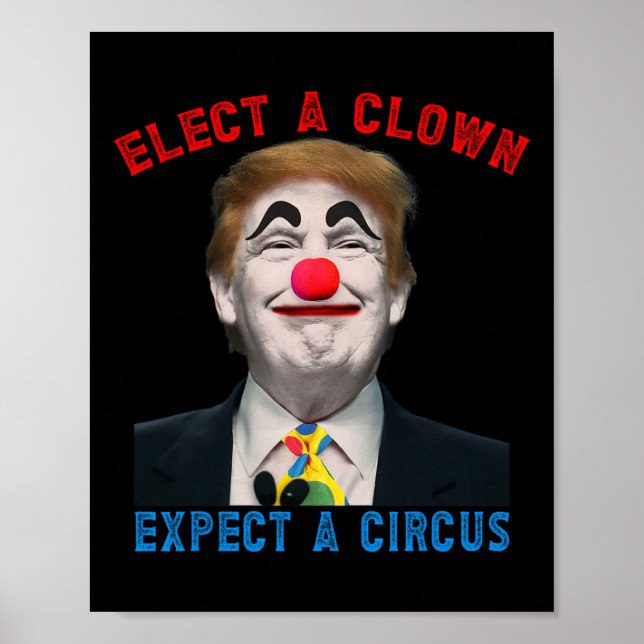 Poster Elect A Clown  (Devant)