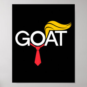 Poster Élection de chèvre de Trump drôle de soutien répub