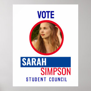 Poster Élection du président de classe : élection du cons
