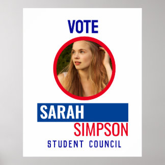 Poster Élection du président de classe : élection du cons