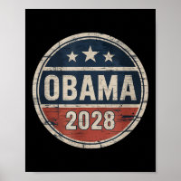Élection patriotique Vintage d'Obama en 2028