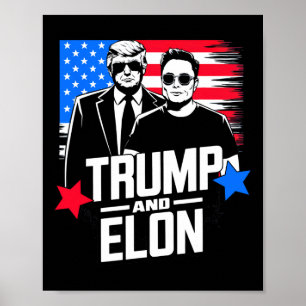 Poster Élection Présidentielle Américaine 2024 De Trump E